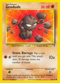 Geodude, Legendary Collection, n° 77