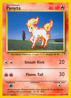 Ponyta, Legendary Collection, n° 87