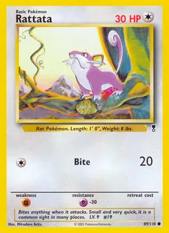 Rattata, Legendary Collection, n° 89