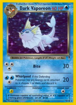 Dark Vaporeon, Legendary Collection, n° 9