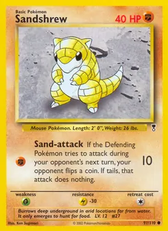 Sandshrew, Legendary Collection, n° 91