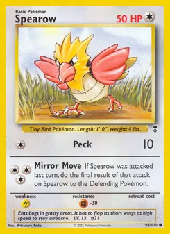 Spearow, Legendary Collection, n° 94