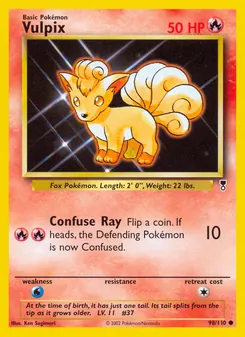 Vulpix, Legendary Collection, n° 98