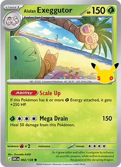 Alolan Exeggutor, 30th Celebration, no. 002