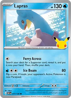 Lapras, 30th Celebration, no. 017