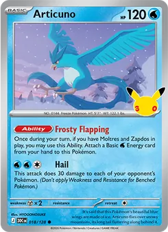 Articuno, 30th Celebration, no. 018