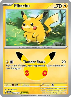 Pikachu, 30th Celebration, no. 023