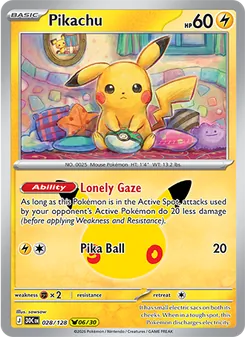 Pikachu, 30th Celebration, no. 028