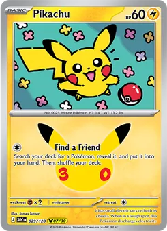Pikachu, 30th Celebration, no. 029