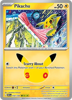 Pikachu, 30th Celebration, no. 032