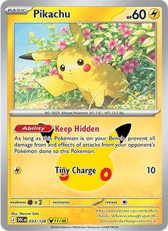 Pikachu, 30th Celebration, no. 033
