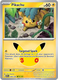 Pikachu, 30th Celebration, no. 038