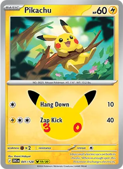 Pikachu, 30th Celebration, no. 041