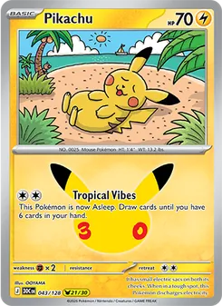 Pikachu, 30th Celebration, no. 043