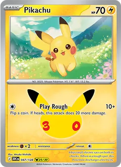 Pikachu, 30th Celebration, no. 047