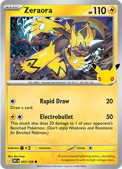 Zeraora, 30th Celebration, no. 057