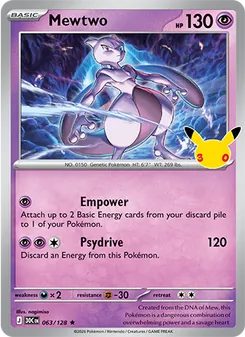 Mewtwo, 30th Celebration, no. 063