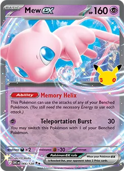 Mew ex, 30th Celebration, no. 066