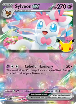 Sylveon ex, 30th Celebration, no. 071