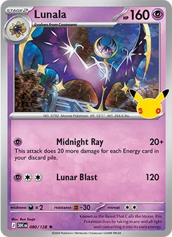 Lunala, 30th Celebration, no. 080
