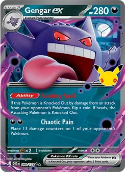 Gengar ex, 30th Celebration, no. 090