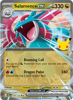 Salamence ex, 30th Celebration, no. 109
