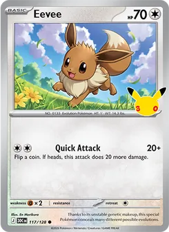 Eevee, 30th Celebration, no. 117