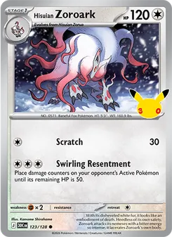 Hisuian Zoroark, 30th Celebration, no. 123