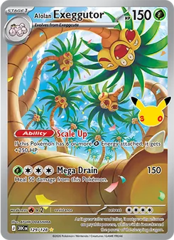 Alolan Exeggutor, 30th Celebration, no. 129