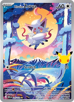 Hisuian Zorua, 30th Celebration, no. 145