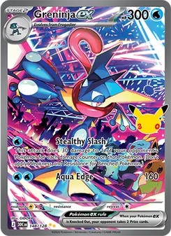 Greninja ex, 30th Celebration, no. 148