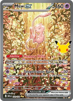 Mew ex, 30th Celebration, no. 152