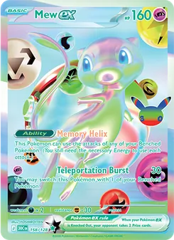 Mew ex, 30th Celebration, no. 158