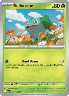 Bulbasaur, Mega Evolution, no. 001