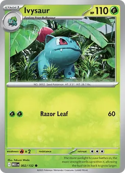 Ivysaur, Mega Evolution, no. 002