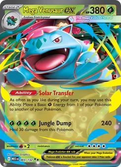 Mega Venusaur ex, Mega Evolution, no. 003