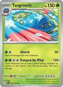 Tangrowth, Mega Evolution, no. 007