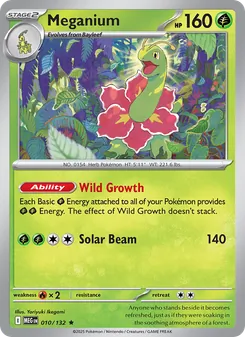 Meganium, Mega Evolution, no. 010