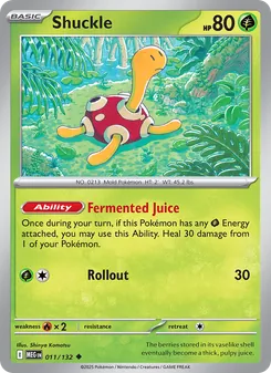 Shuckle, Mega Evolution, no. 011