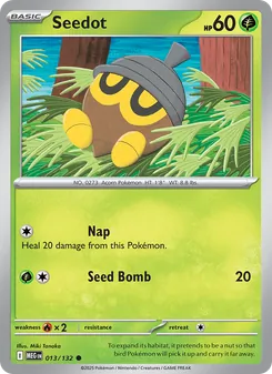 Seedot, Mega Evolution, no. 013