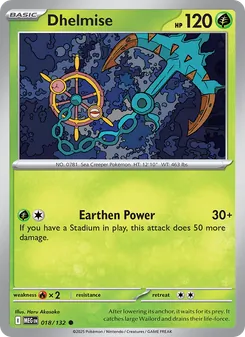 Dhelmise, Mega Evolution, no. 018