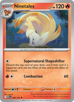 Ninetales, Mega Evolution, no. 020