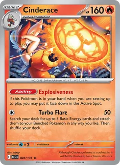 Cinderace, Mega Evolution, no. 028