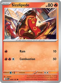 Sizzlipede, Mega Evolution, no. 029