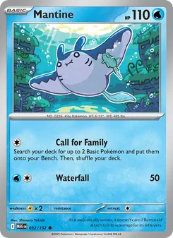 Mantine, Mega Evolution, no. 032