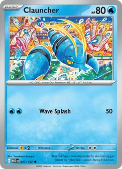 Clauncher, Mega Evolution, no. 037