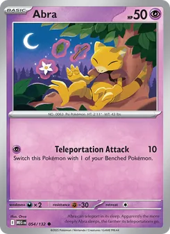 Abra, Mega Evolution, no. 054