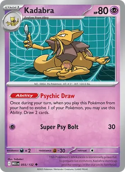 Kadabra, Mega Evolution, no. 055