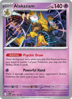 Alakazam, Mega Evolution, no. 056