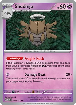 Shedinja, Mega Evolution, no. 061